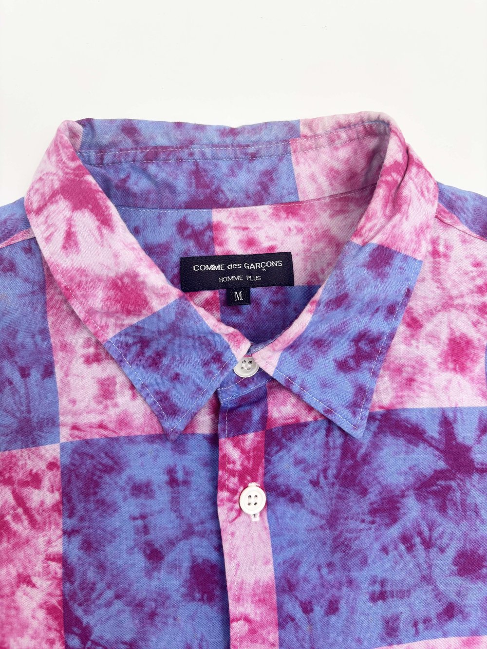 Comme des Garcons Homme Plus S/S 2001 check print shirt — JAMES